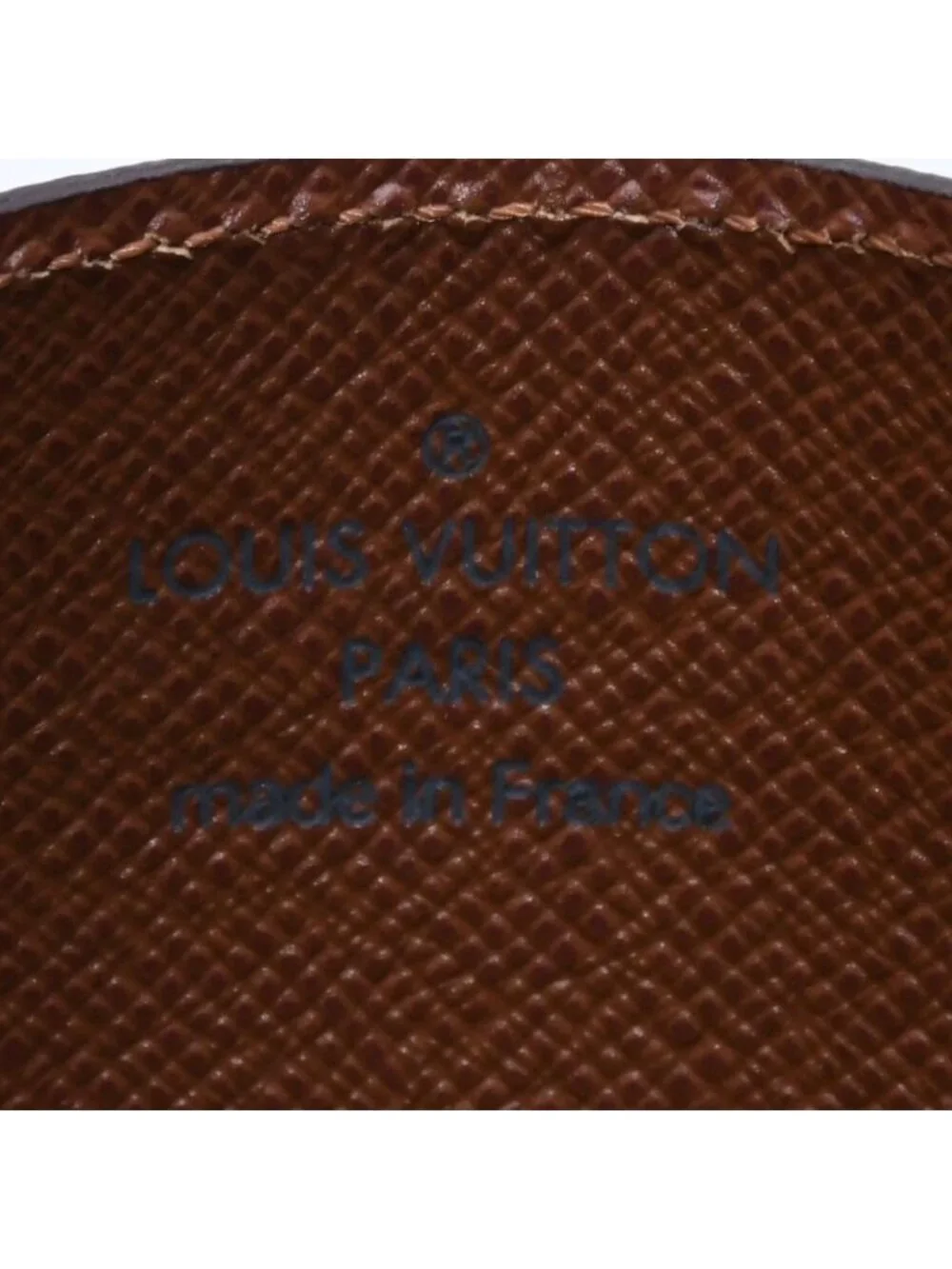 Louis Vuitton Porte Cartes Simple Card Case Monogram Canvas Brown